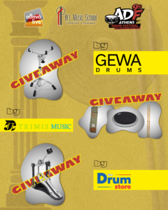 9th Athens Drum Festival GIVEAWAY